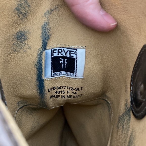 Frye Pull On Brown Boot Size 5 1/2 - Picture 7 of 11